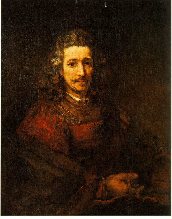 Man with a Magnifying Glass c. 1668 by Rembrandt