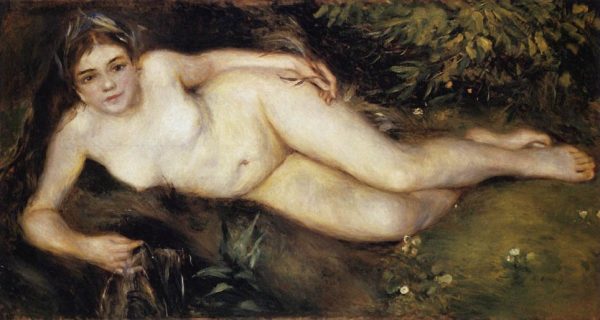 A Nymph by Pierre Auguste Renoir