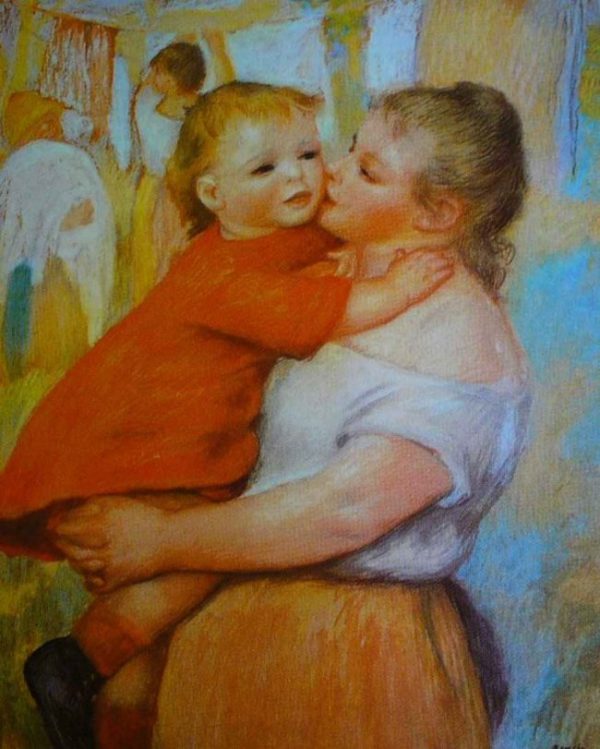 Aline and Pierre by Pierre Auguste Renoir