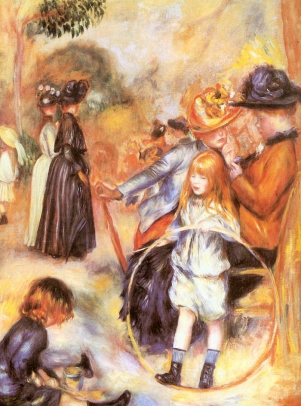 At the Luxembourg Gardens by Pierre Auguste Renoir