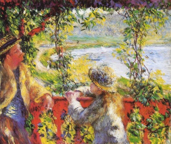 By the Lake by Pierre Auguste Renoir