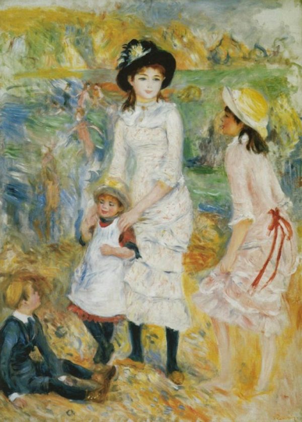 Children on the Seashore by Pierre Auguste Renoir