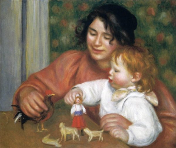 Gabrielle and the Artist by Pierre Auguste Renoir