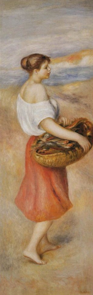 Girl with a Basket of Fish