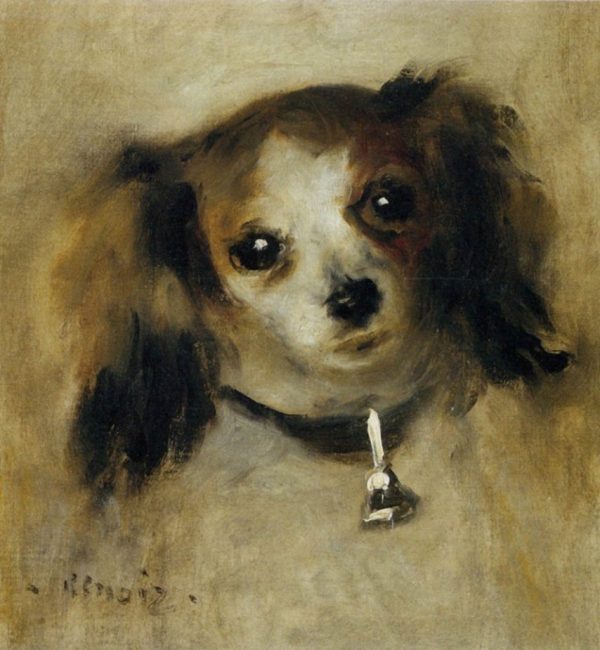 Head of a Dog by Pierre Auguste Renoir