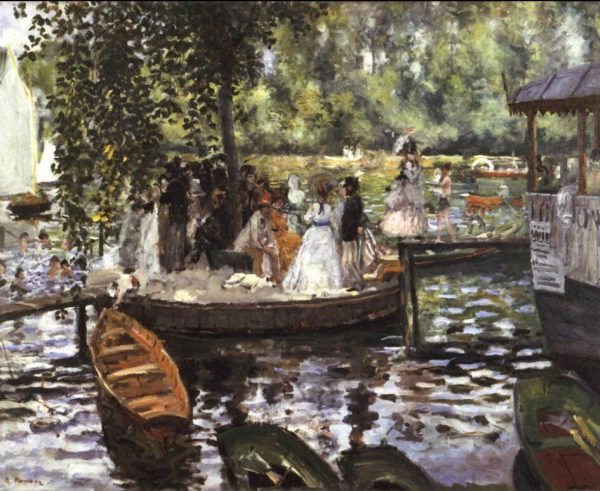 La Grenouillere by Pierre Auguste Renoir