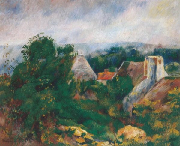 La Roche Guyon by Pierre Auguste Renoir