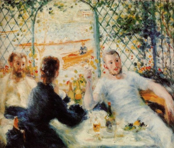 Lunch at the Restaurant Fournaise by Pierre Auguste Renoir