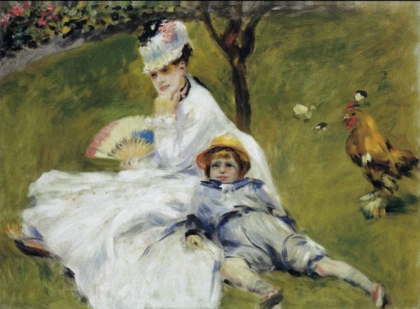 Madame Monet and Her Son by Pierre Auguste Renoir
