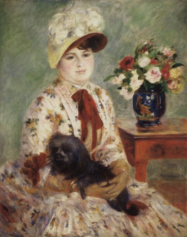 Mlle Charlotte Berthier by Pierre Auguste Renoir