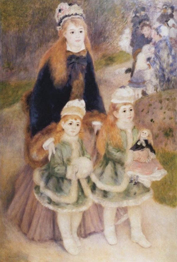 Mother and Children by Pierre Auguste Renoir