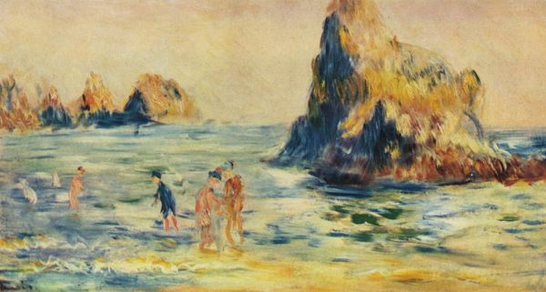 Moulin Huet Bay by Pierre Auguste Renoir