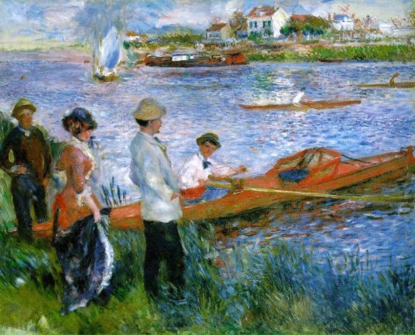 Oarsmen at Chatou by Pierre Auguste Renoir