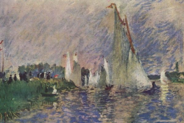 Regatta at Argenteuil by Pierre Auguste Renoir