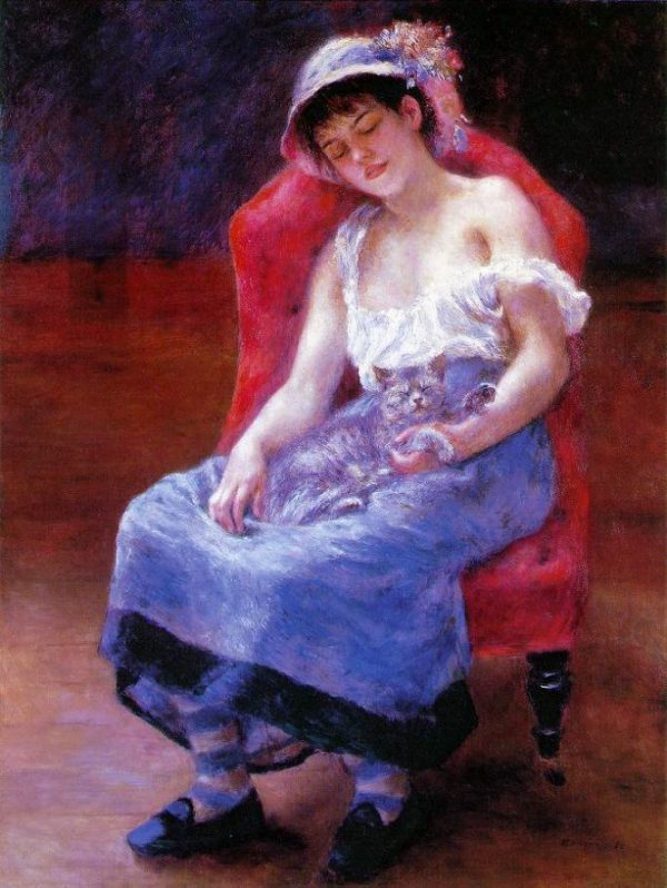 Sleeping Girl by Pierre Auguste Renoir