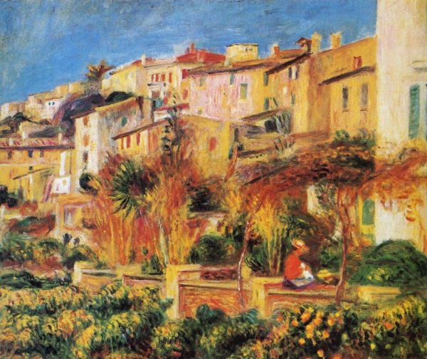 Terrace at Cagnes by Pierre Auguste Renoir