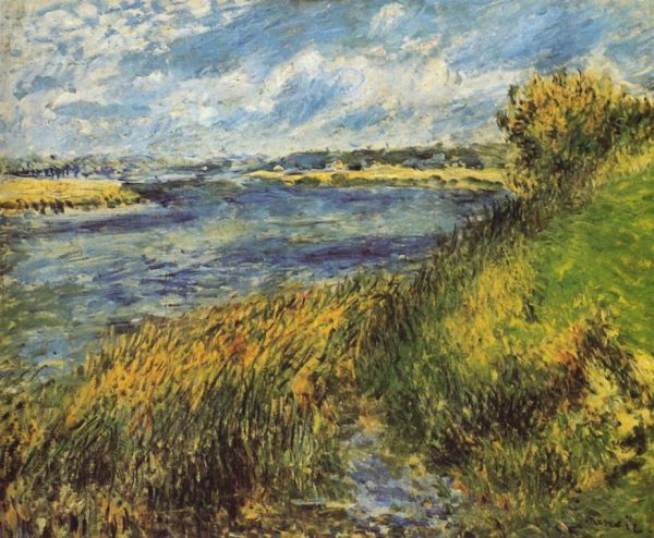 The Banks of the Seine at Champrosay by Pierre Auguste Renoir