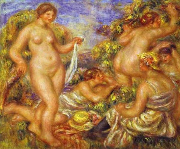The Bathers by Pierre Auguste Renoir