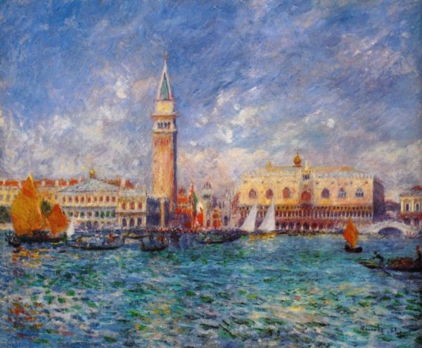 The Doges Palace by Pierre Auguste Renoir