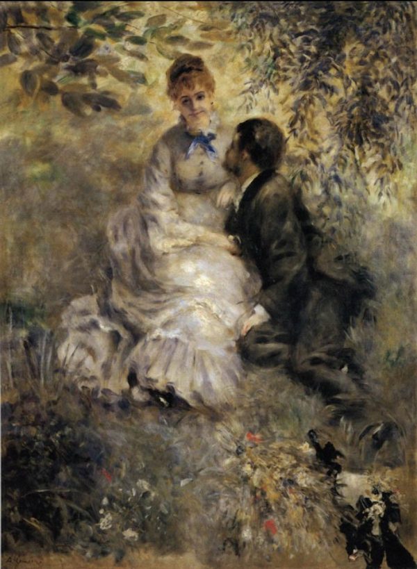 The Lovers by Pierre Auguste Renoir