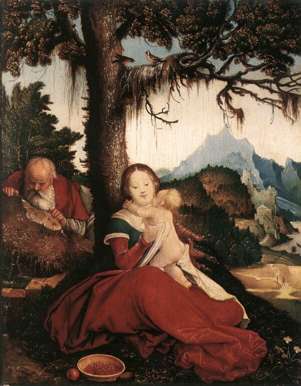 Rest on the Flight to Egypt by Grien Hans Baldung