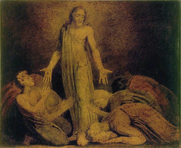 Christ Appearing to the Apostles after the Resurrection b by William Blake