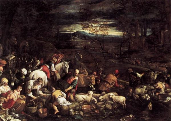 Return of Jacob with His Family by Jacopo Bassano