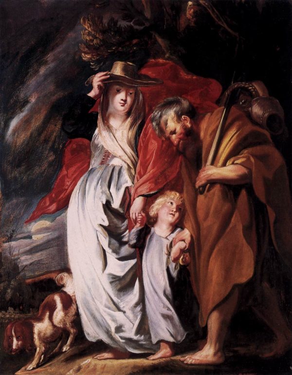Return of the Holy Family from Egypt by Jacob Jordaens