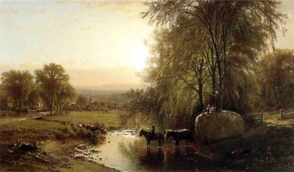 Returning from Harvest by James McDougal Hart