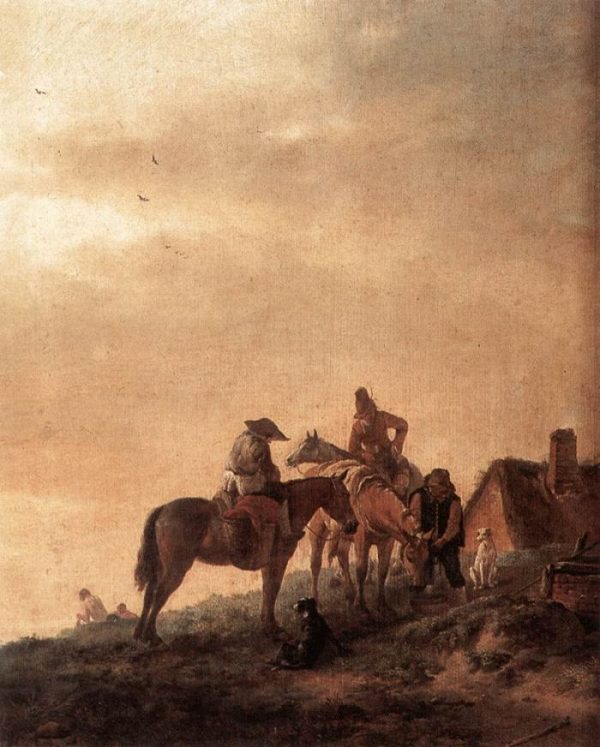 Rider's Rest Place by Philips Wouwerman