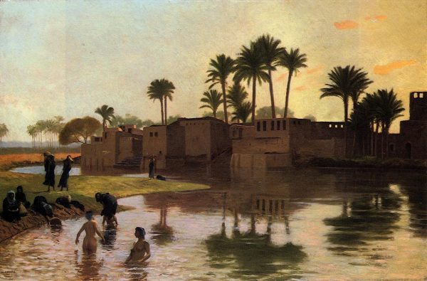 Bathers by Jean-Leon Gerome
