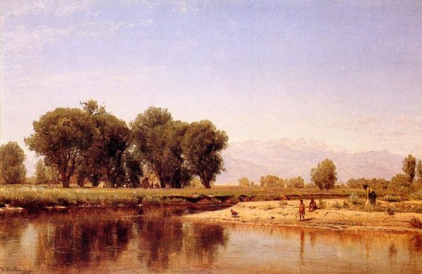 Indian Encampment on the Platte River II by Thomas Worthington Whittredge