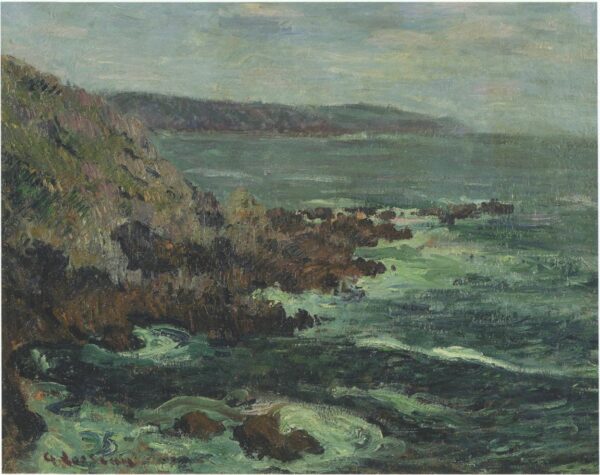 Rock Cliffs by Gustave Loiseau