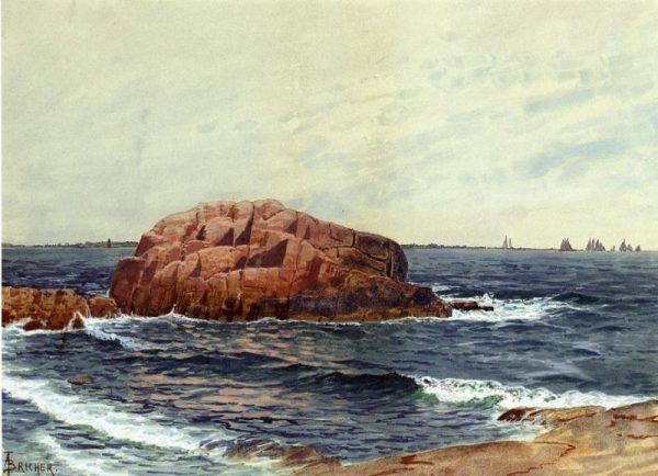 Rocks Near the Coast by Alfred Thompson Bricher