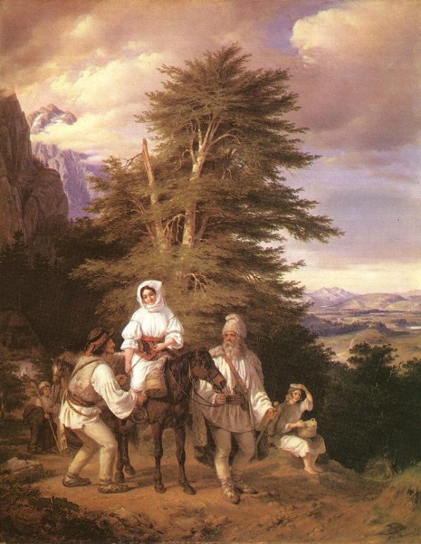 Romanian Family Going to the Fair by Miklos Barabas
