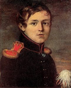 Portrait of Staff Captain E A Rotaev by Kapiton Zelentsov - hand-painted oil reproduction