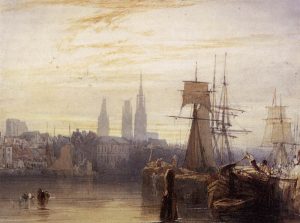 Rouen by Richard Parkes Bonington - hand-painted oil reproduction