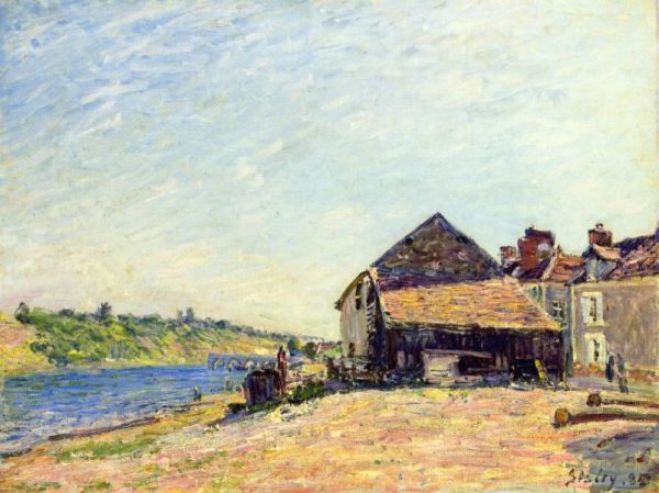 Saint-Mammes III by Alfred Sisley