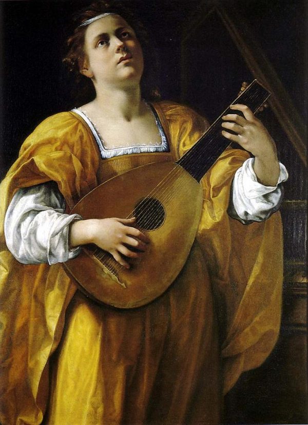 Saint Cecilia II by Artemisia Gentilesch