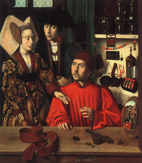 Saint Eligius by Petrus Christus