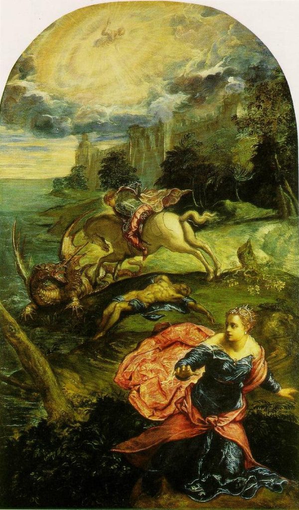 Saint George and the Dragon by Tintoretto