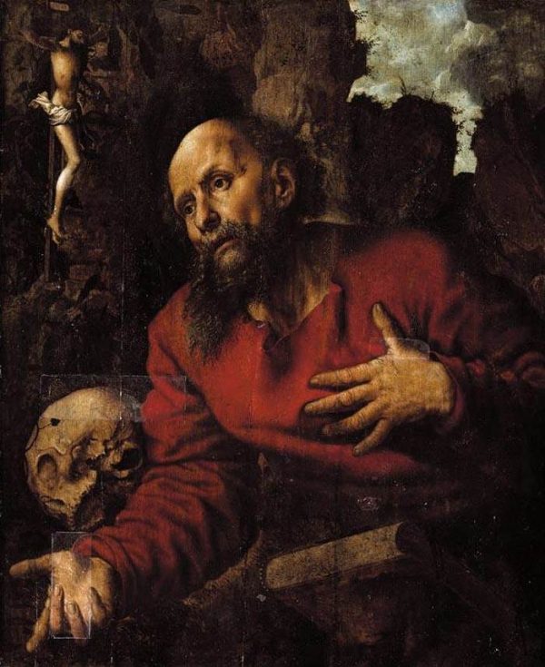 Saint Jerome by Jan Sanders van Hemessen