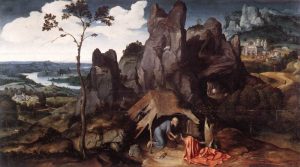 Saint Jerome in the Desert by Joachim Patenier - hand-painted oil reproduction