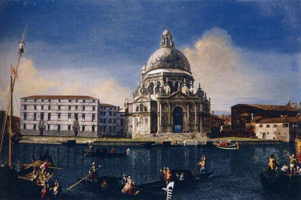 The Grand Canal with Santa Maria della Salute by Michele Marieschi