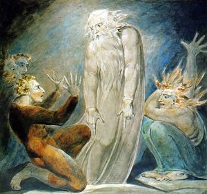 The Witch of Endor Raising The Spirit of Samuel by William Blake - hand-painted oil reproduction