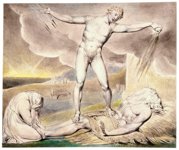 Satan Smiting Job with Boils by William Blake