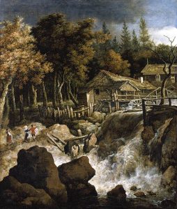 Scandinavian Wooded Landscape b by Allaert van Everdingen - hand-painted oil reproduction