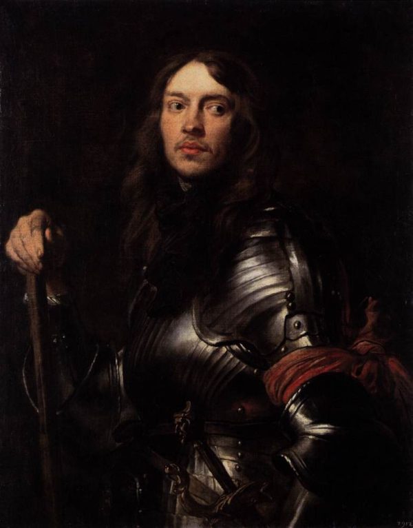 Portrait of a Man in Armour with Red Scarf by Anthony van Dyck