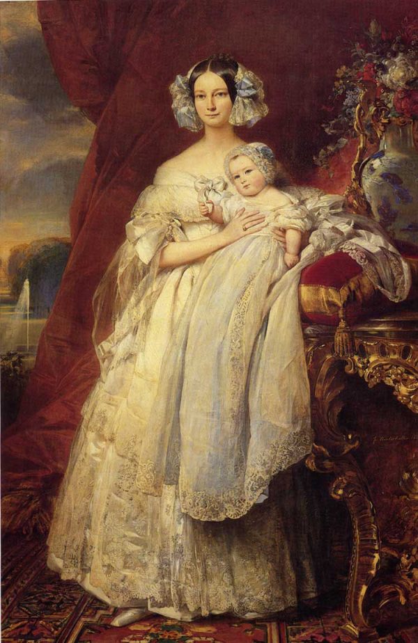Helene Louise Elizabeth de Mecklembourg Schwerin by Franz Xavier Winterhalter