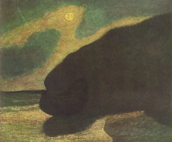 Seacoast in Moonlight by Albert Pinkham Ryder
